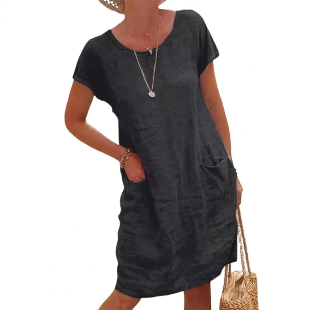 Malea® | Weiches Denim Kleid
