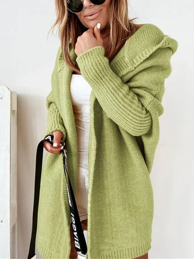 Heidi - Gemütlicher oversized Kapuzen-Cardigan