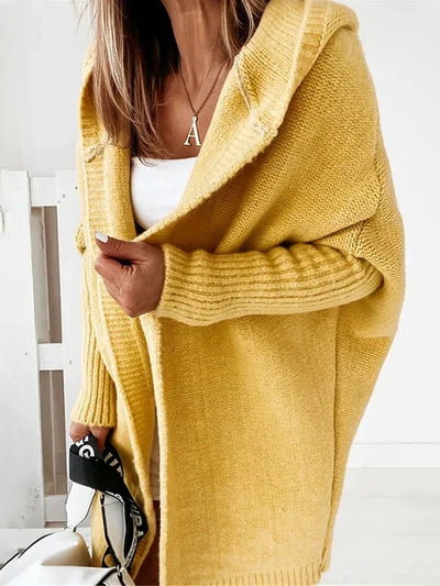 Heidi - Gemütlicher oversized Kapuzen-Cardigan