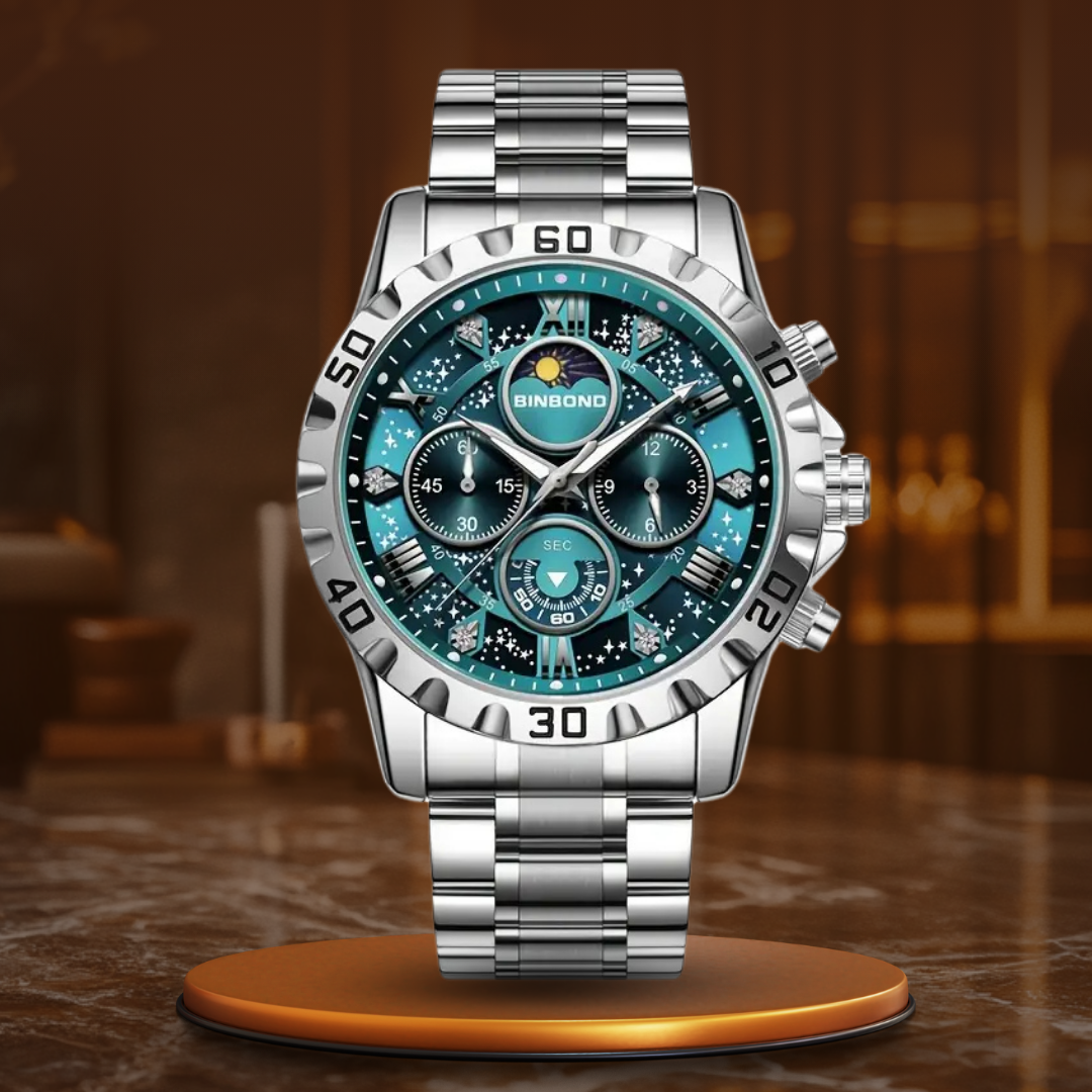 Timo® | Luxus-Chronographenuhr mit Metallarmband™