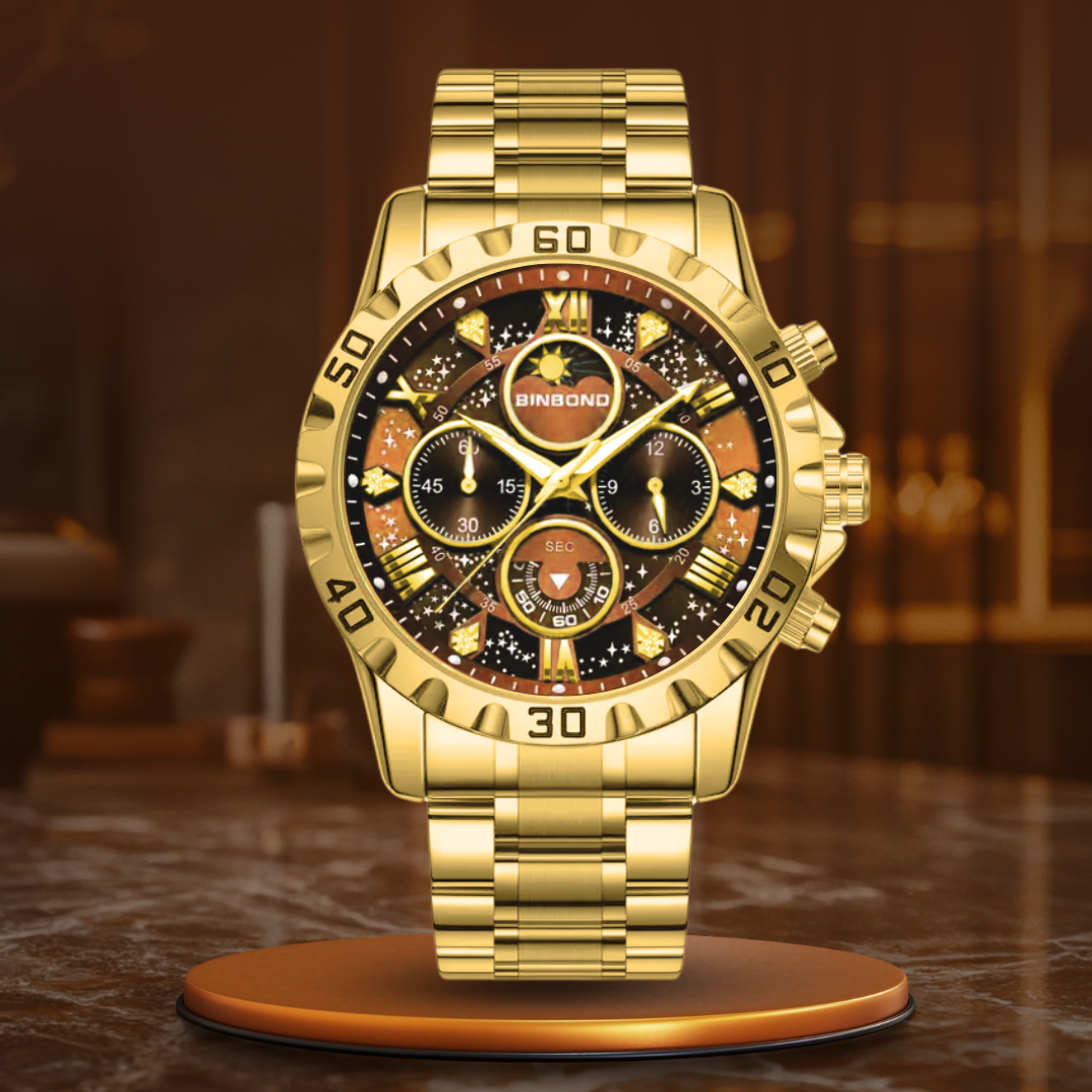 Timo® | Luxus-Chronographenuhr mit Metallarmband™