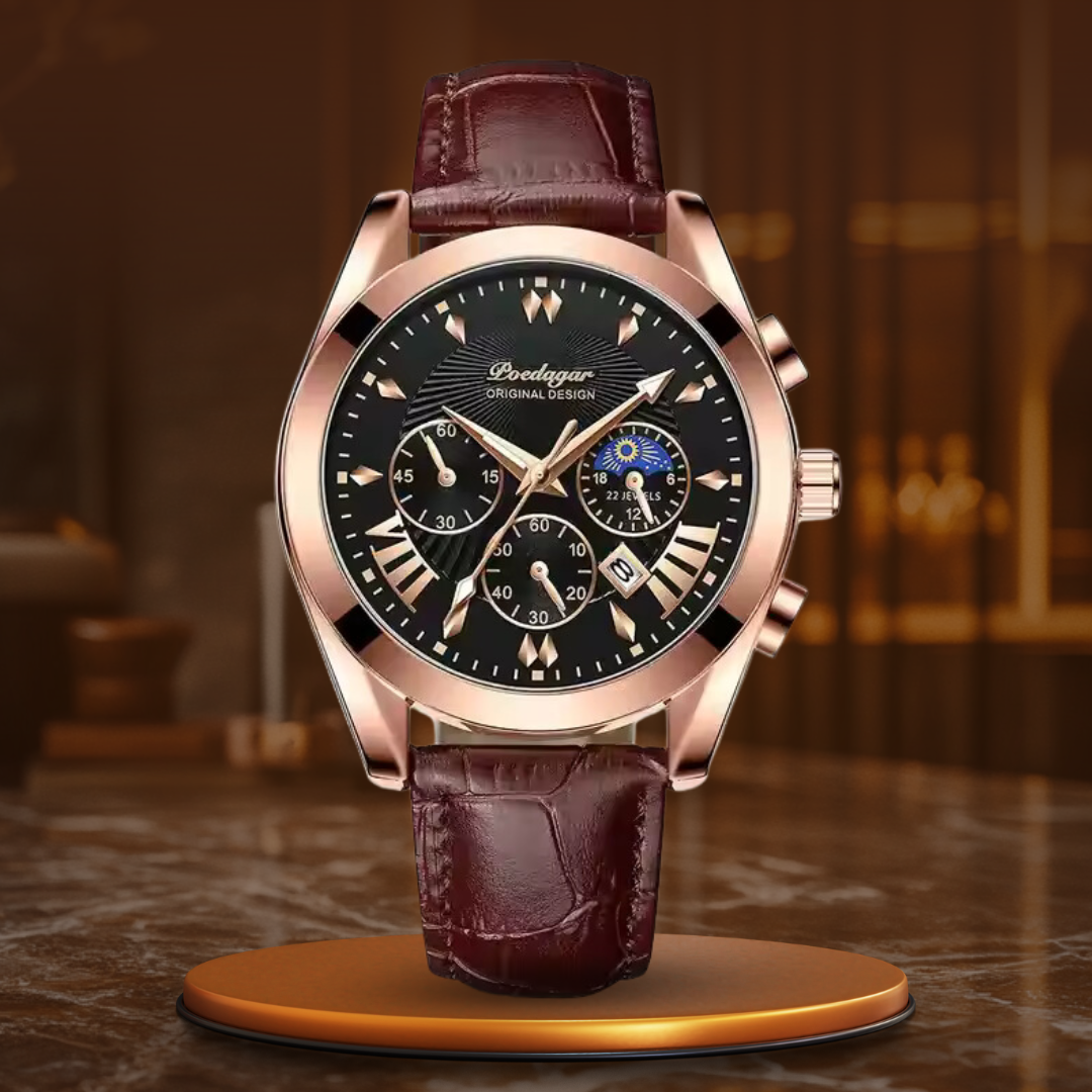 Harald® | Elegante Luxus-Uhr aus Leder