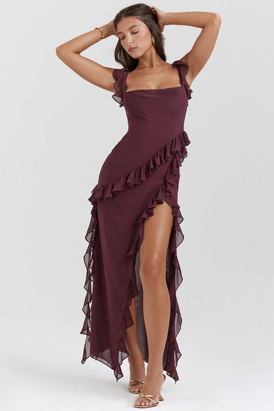 Carmen - Elegantes Rüschenkleid