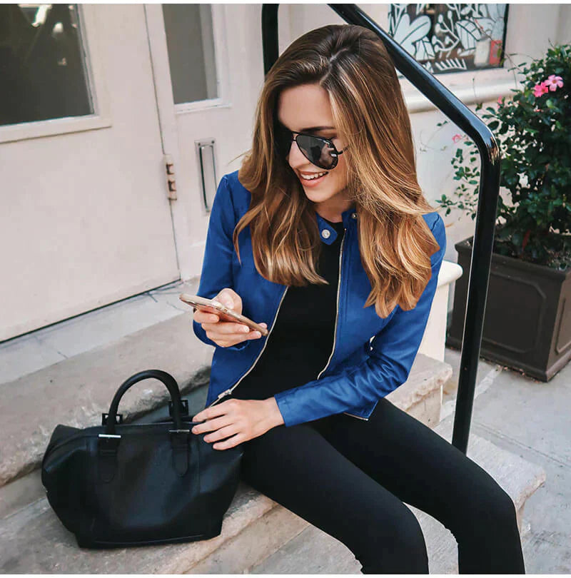 Pauline® | Italienische Lederjacke