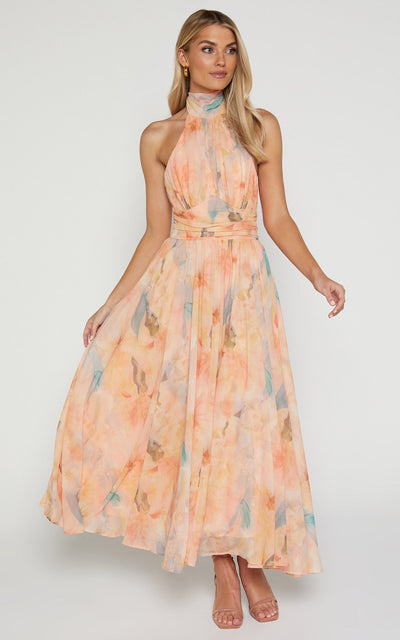 Joli - Maxikleid mit Neckholder-Ausschnitt