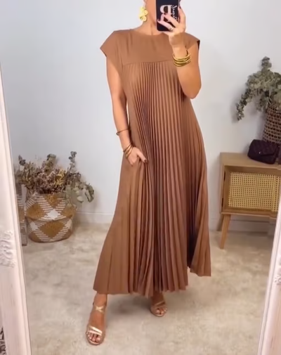 Franziska - Elegantes Plisseekleid