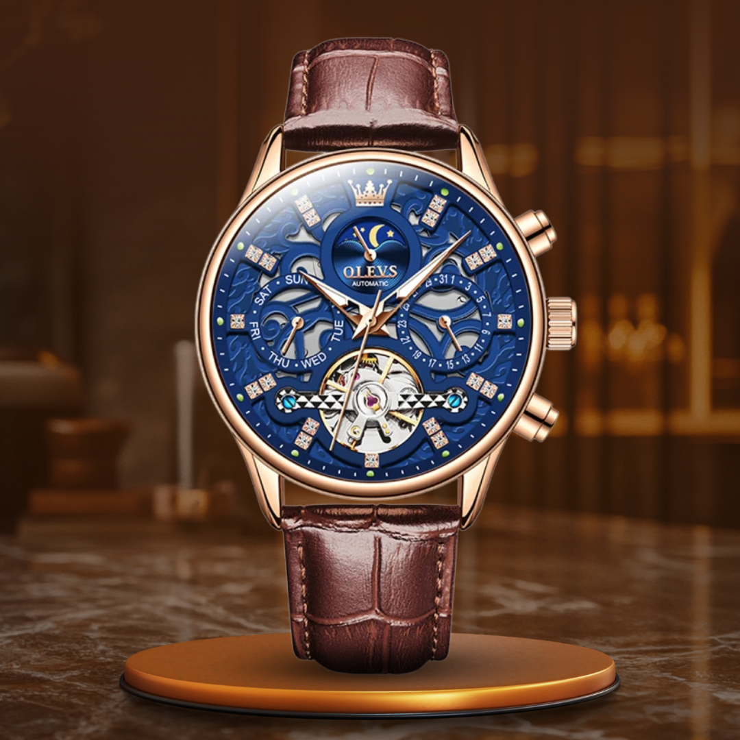 Fritz® | Automatische Mechanische Uhr mit Lederarmband™