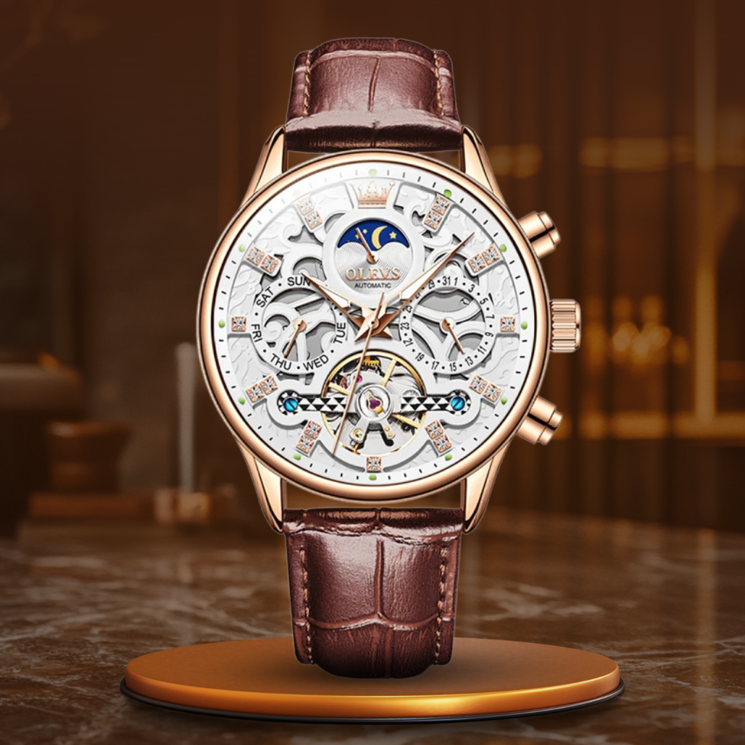 Fritz® | Automatische Mechanische Uhr mit Lederarmband™