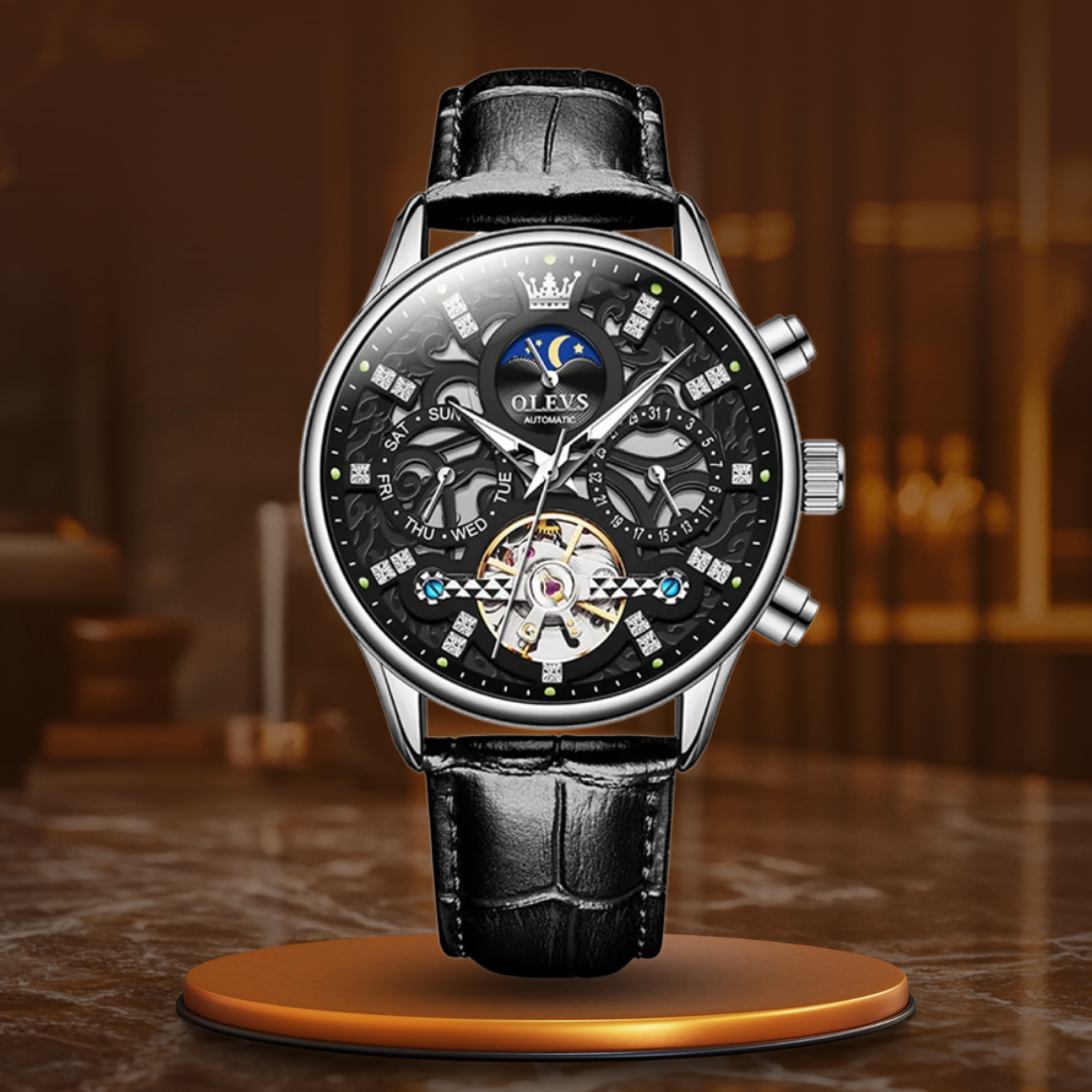 Fritz® | Automatische Mechanische Uhr mit Lederarmband™