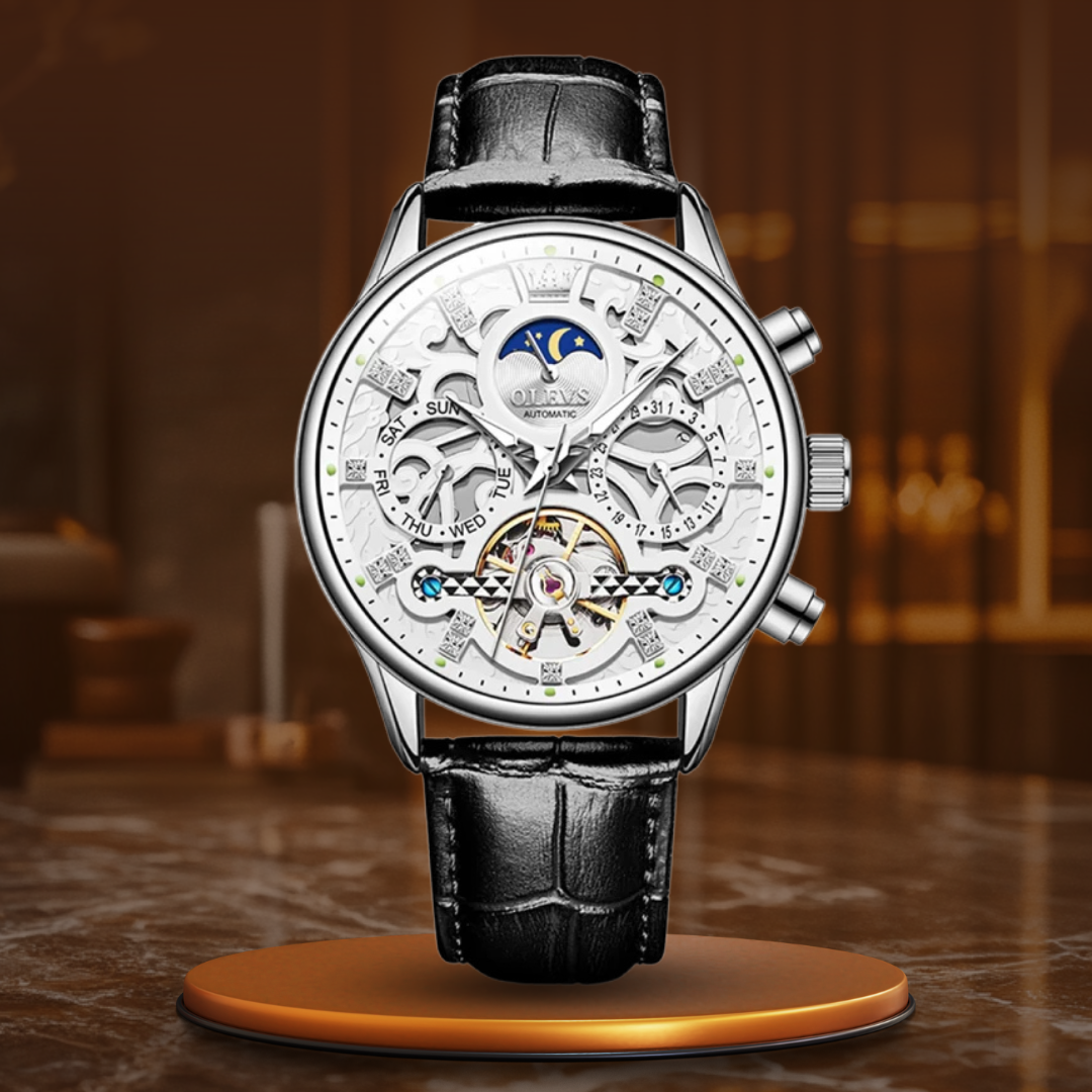 Fritz® | Automatische Mechanische Uhr mit Lederarmband™