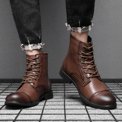 Dominik® | Kunstleder Stiefeletten