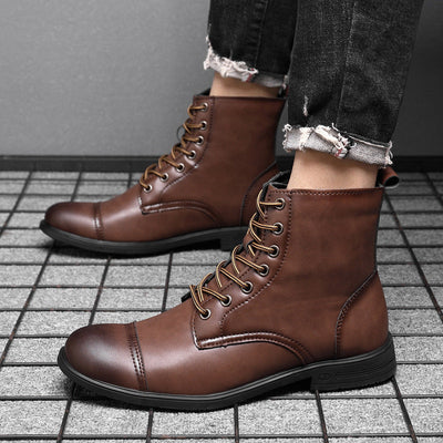 Dominik® | Kunstleder Stiefeletten