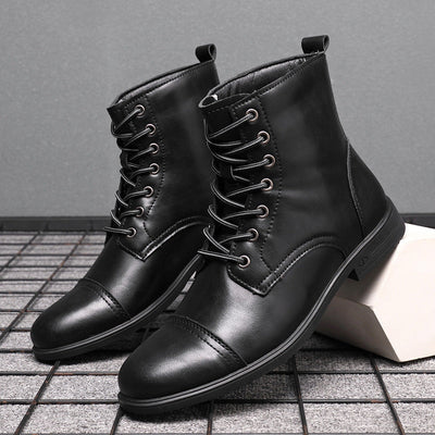 Dominik® | Kunstleder Stiefeletten