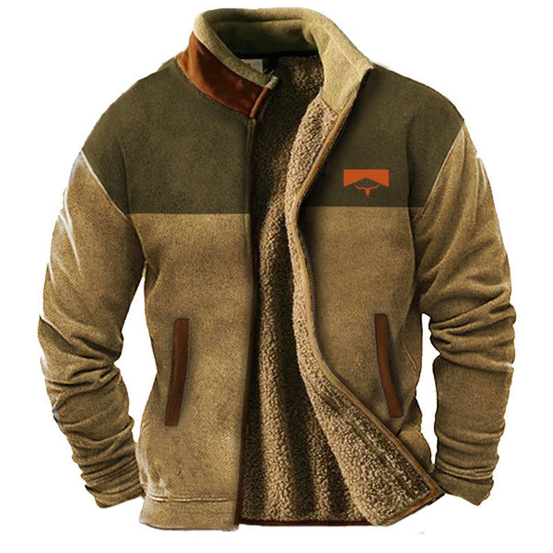 Alois® | Lässige Herren-Fleecejacke