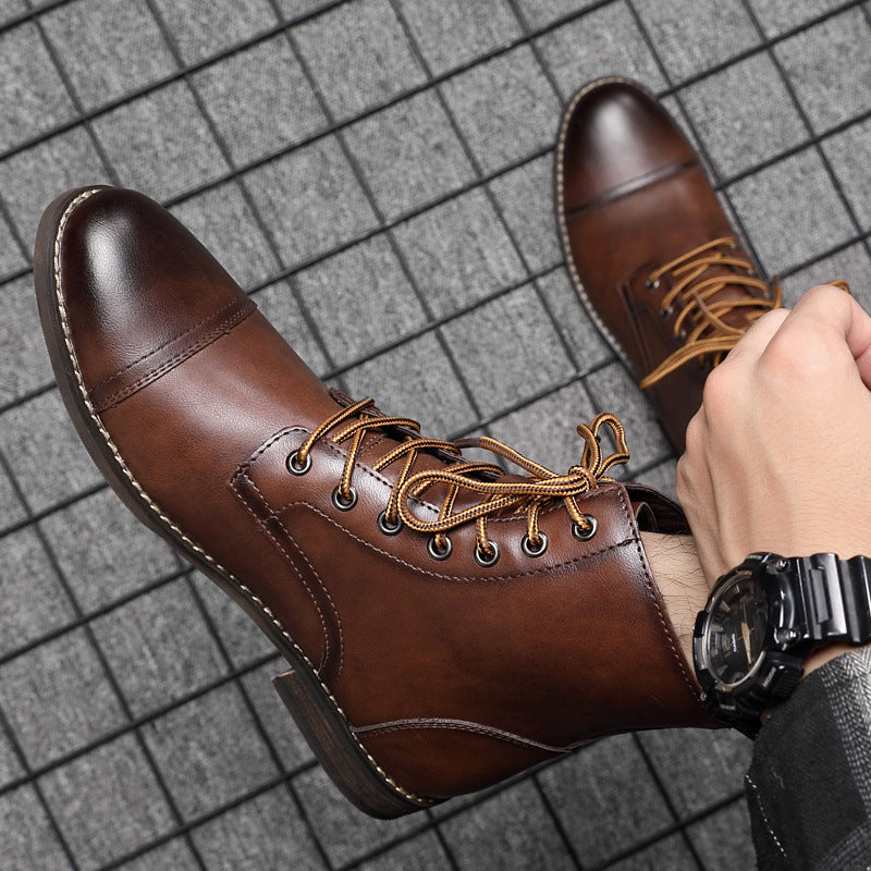 Dominik® | Kunstleder Stiefeletten