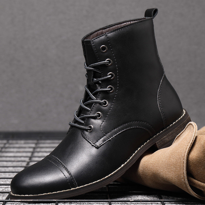 Dominik® | Kunstleder Stiefeletten
