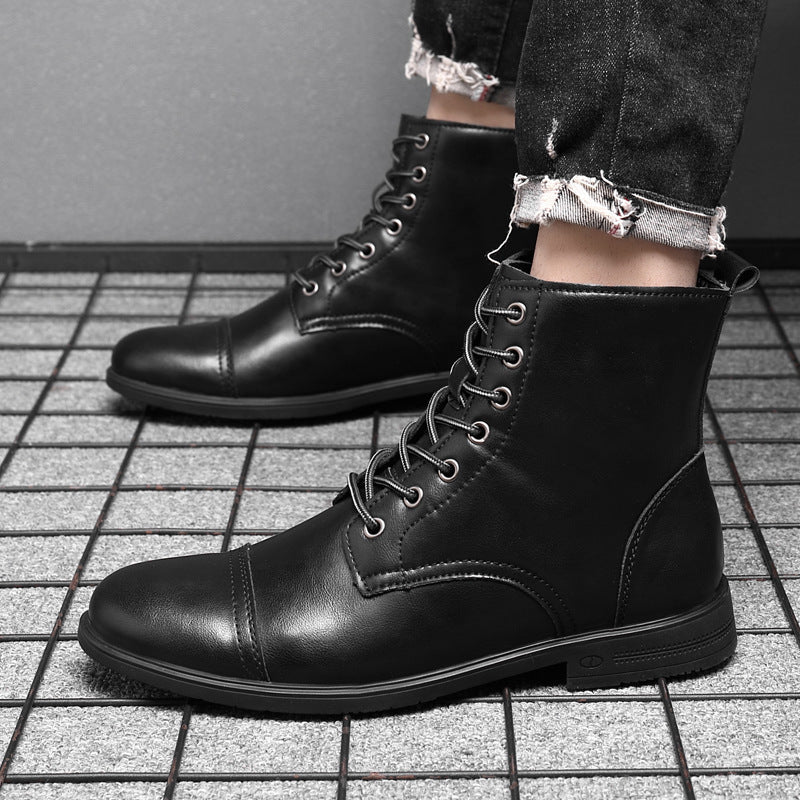 Dominik® | Kunstleder Stiefeletten