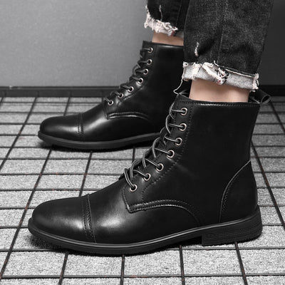 Dominik® | Kunstleder Stiefeletten