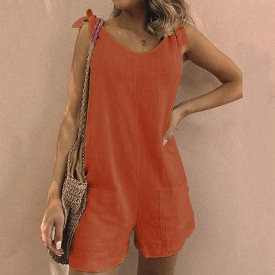 Nola - Jumpsuit mit Schleifendetails und Taschen
