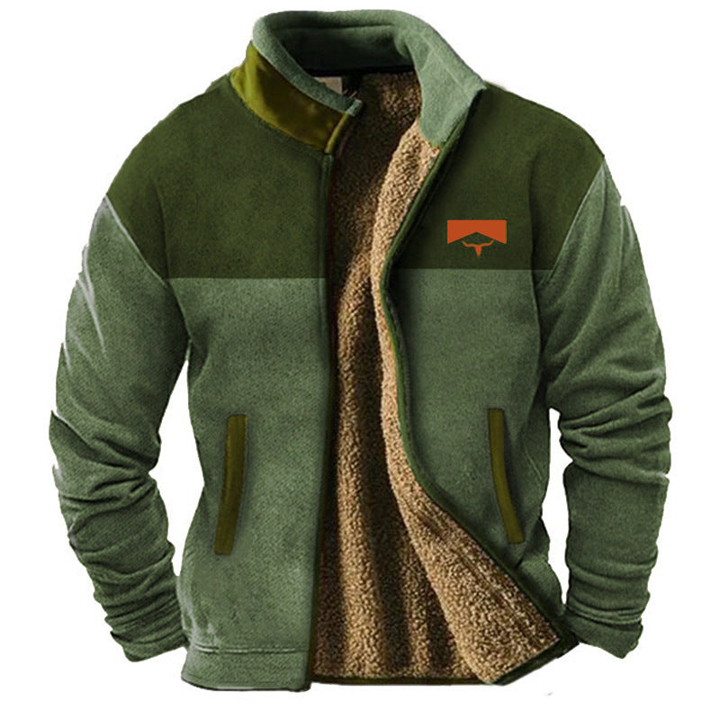Alois® | Lässige Herren-Fleecejacke