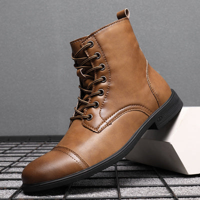 Dominik® | Kunstleder Stiefeletten
