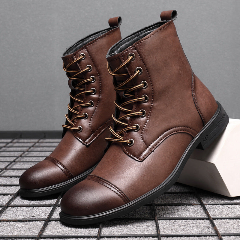 Dominik® | Kunstleder Stiefeletten