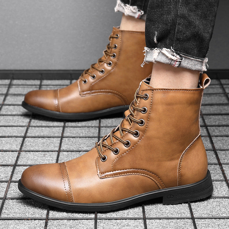 Dominik® | Kunstleder Stiefeletten