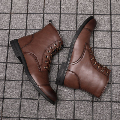 Dominik® | Kunstleder Stiefeletten