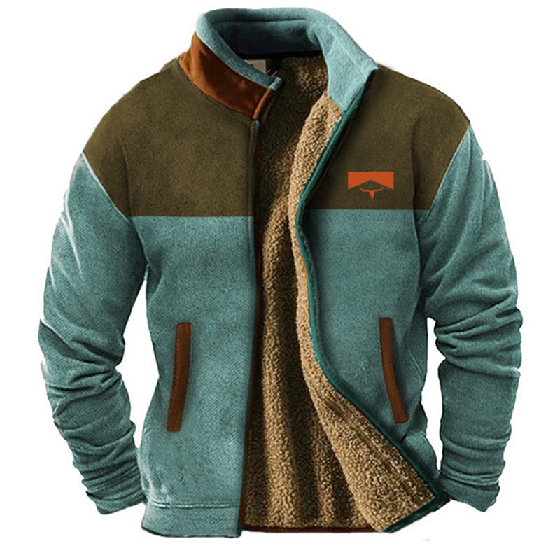 Alois® | Lässige Herren-Fleecejacke