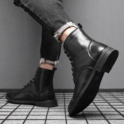 Dominik® | Kunstleder Stiefeletten