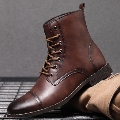 Dominik® | Kunstleder Stiefeletten