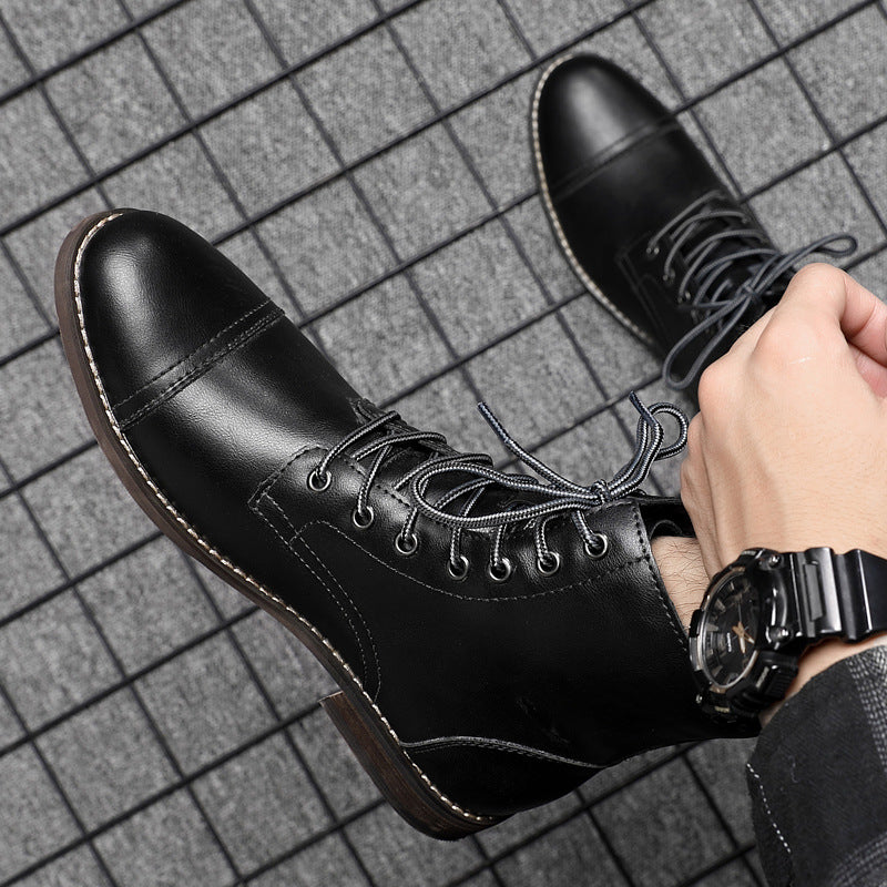 Dominik® | Kunstleder Stiefeletten