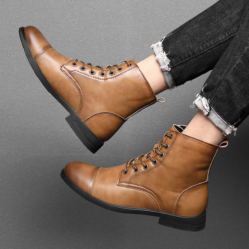 Dominik® | Kunstleder Stiefeletten
