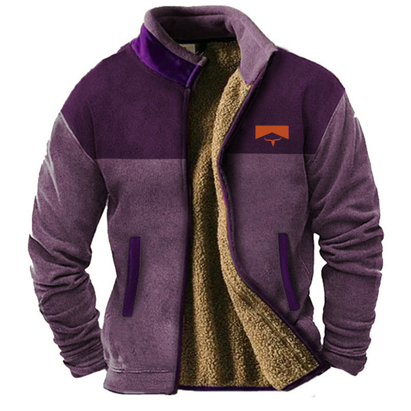 Alois® | Lässige Herren-Fleecejacke