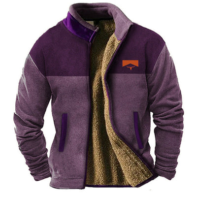 Alois® | Lässige Herren-Fleecejacke