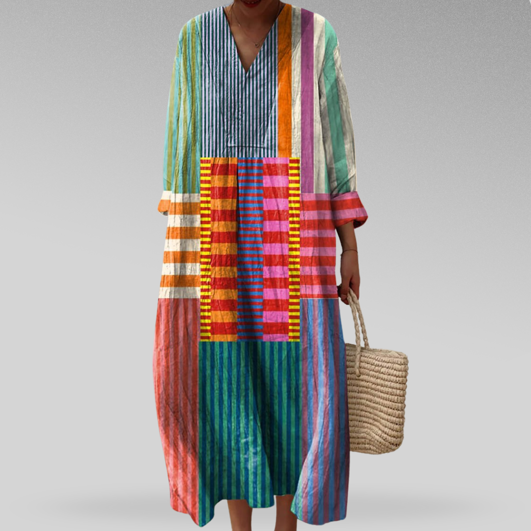 Johanna® | Colorblock Breeze Maxikleid