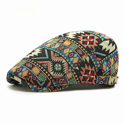 Miro® |  Bunte Vintage Herrenmütze