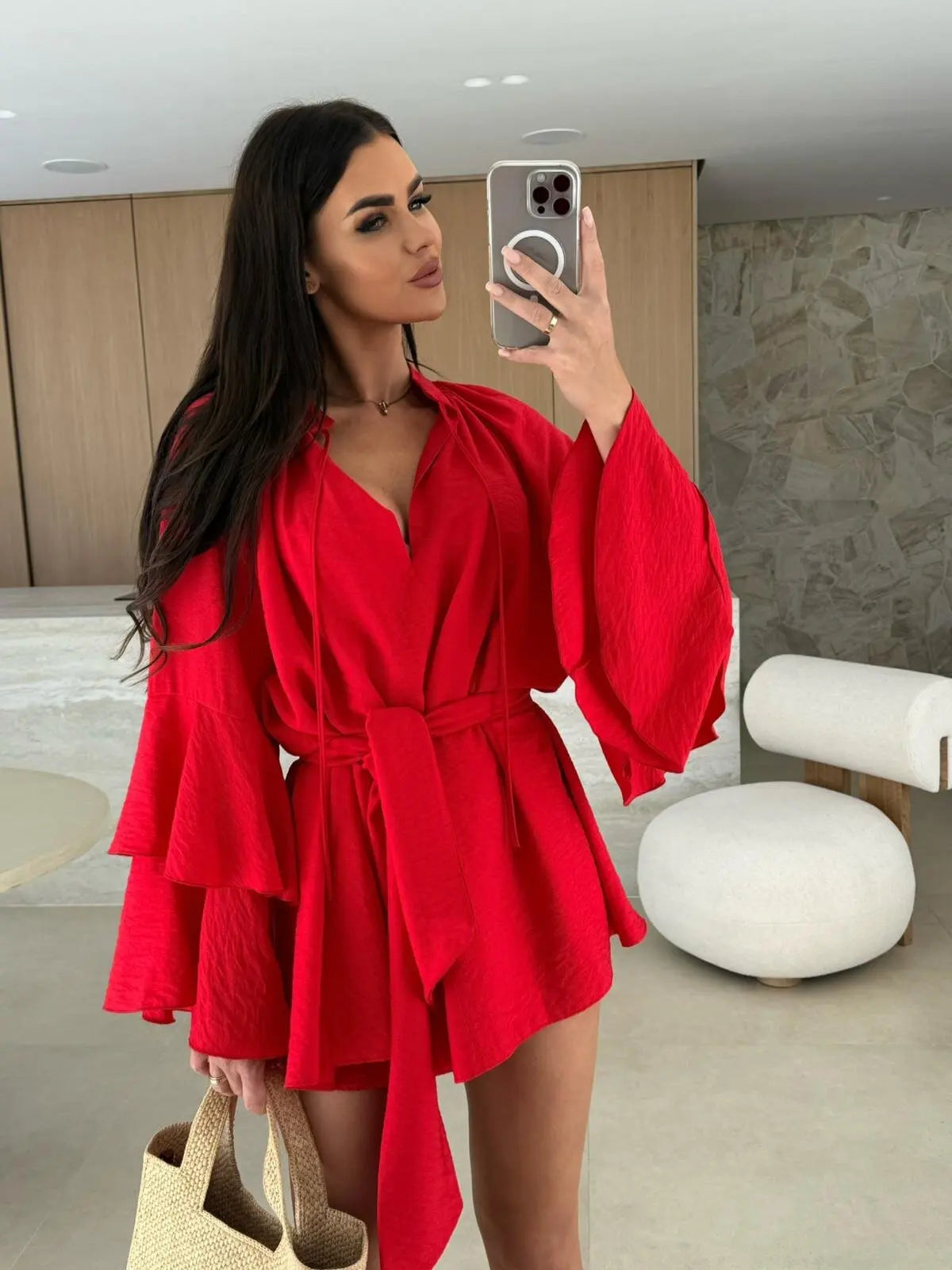 Sonya - Leichtes Hemdkleid mit Gürtel