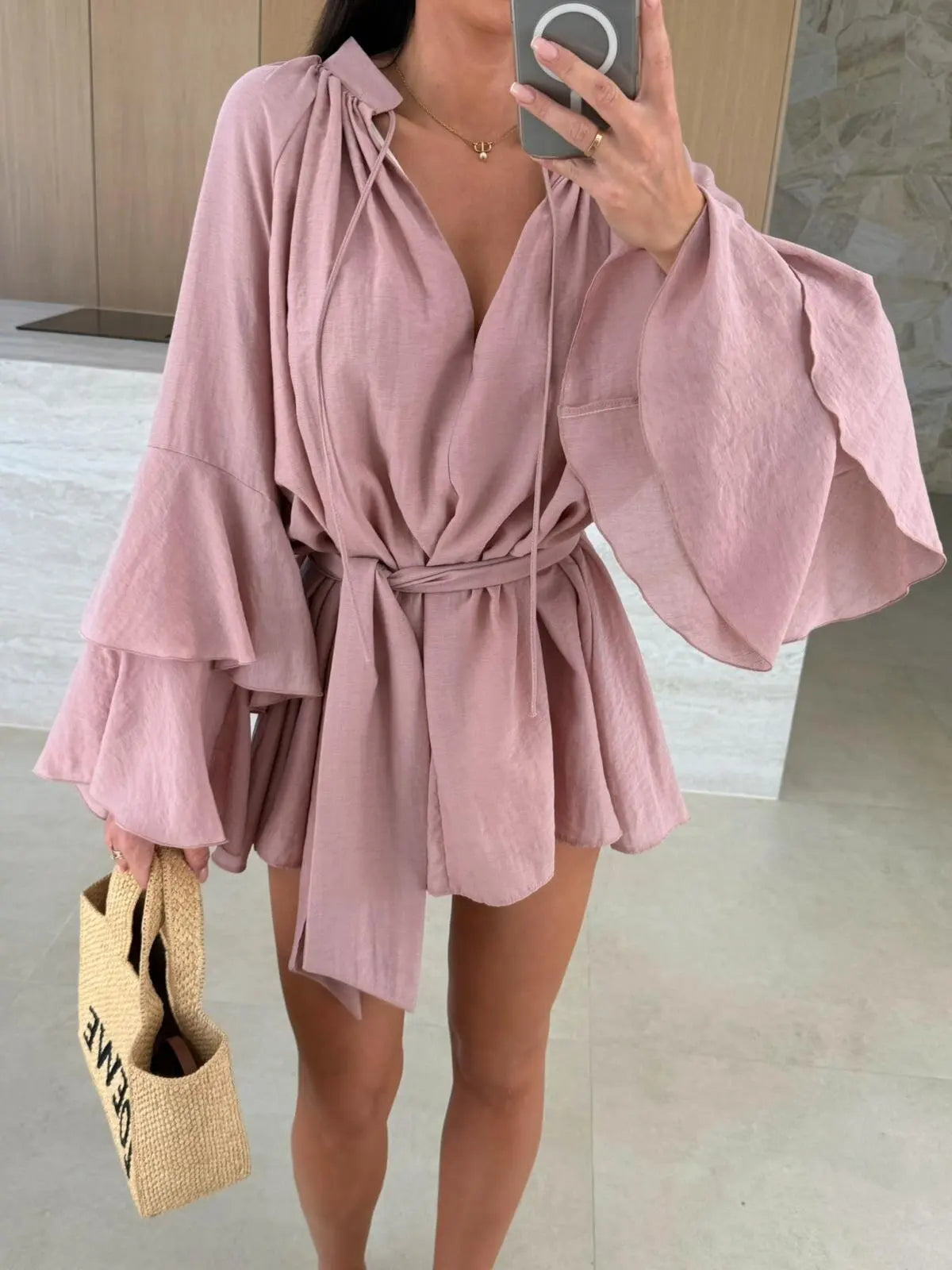 Sonya - Leichtes Hemdkleid mit Gürtel