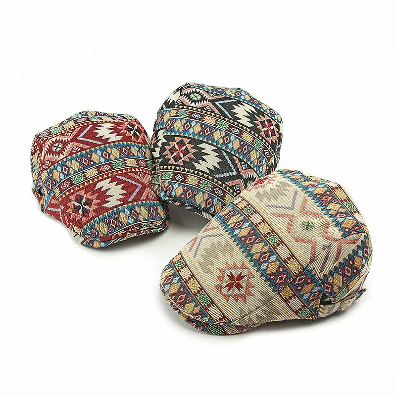 Miro® |  Bunte Vintage Herrenmütze