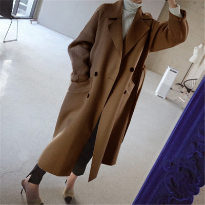 Clara® | Damen Woll-Trenchcoat