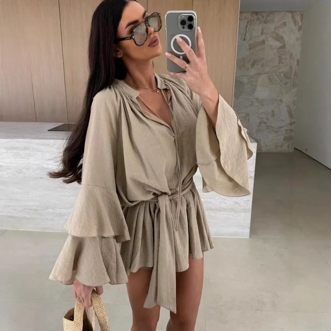 Sonya - Leichtes Hemdkleid mit Gürtel