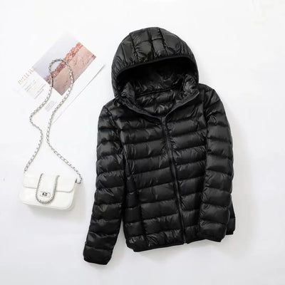 Madison® | Hochwertige Leder Kapuzenjacke für Damen