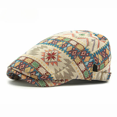 Miro® |  Bunte Vintage Herrenmütze