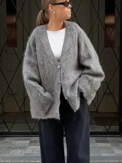 Aurora® | Damen Cardigan aus hochwertiger Wolle