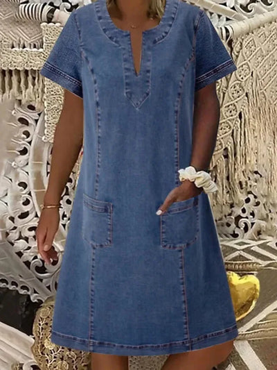 Elma® | Weiches Denim Kleid