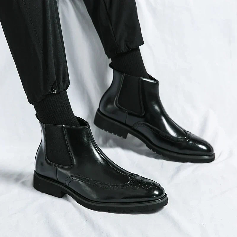 Raphael® | Kunstleder Chelsea-Stiefel
