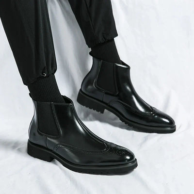 Raphael® | Kunstleder Chelsea-Stiefel