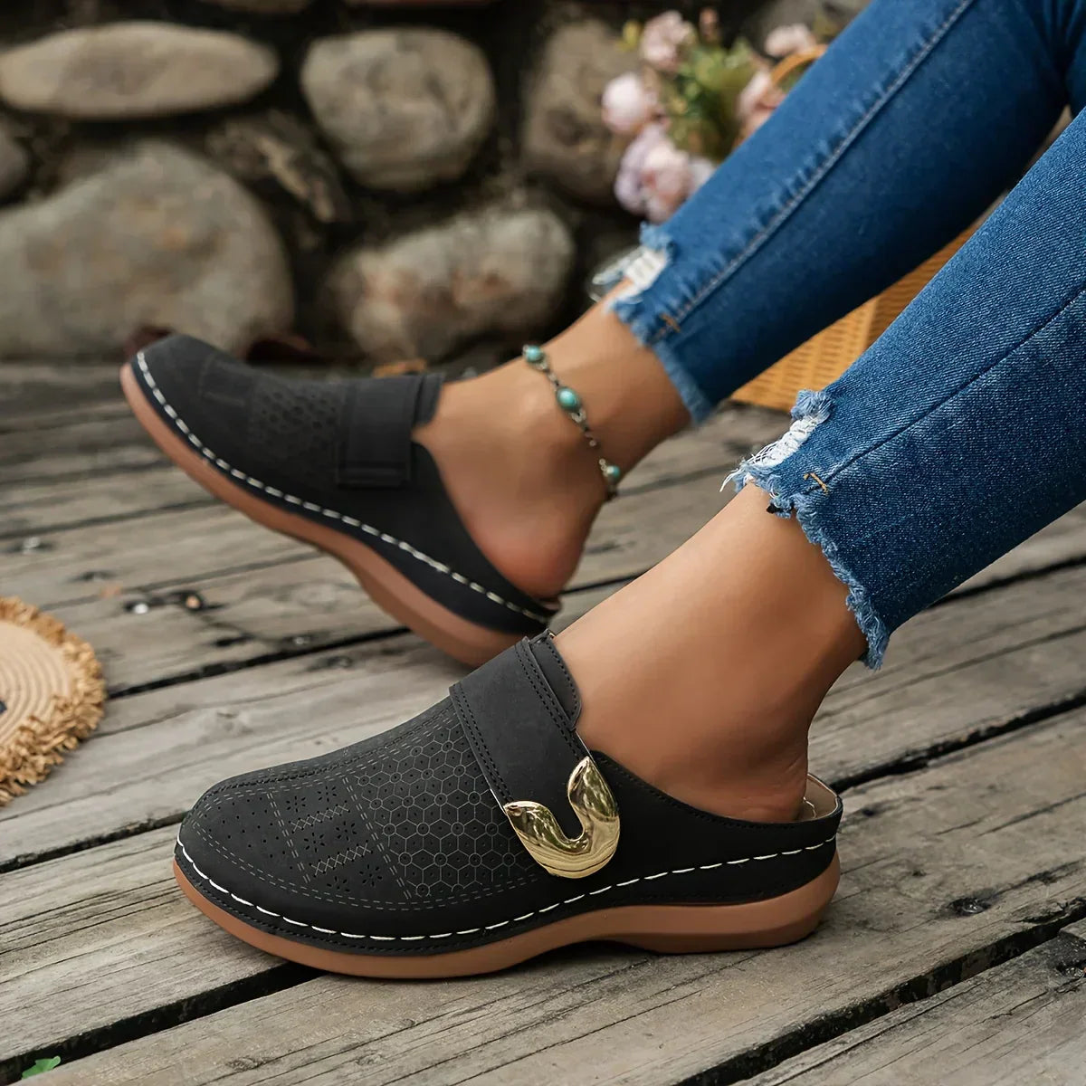 Iduna® | Schicke Keilsandalen
