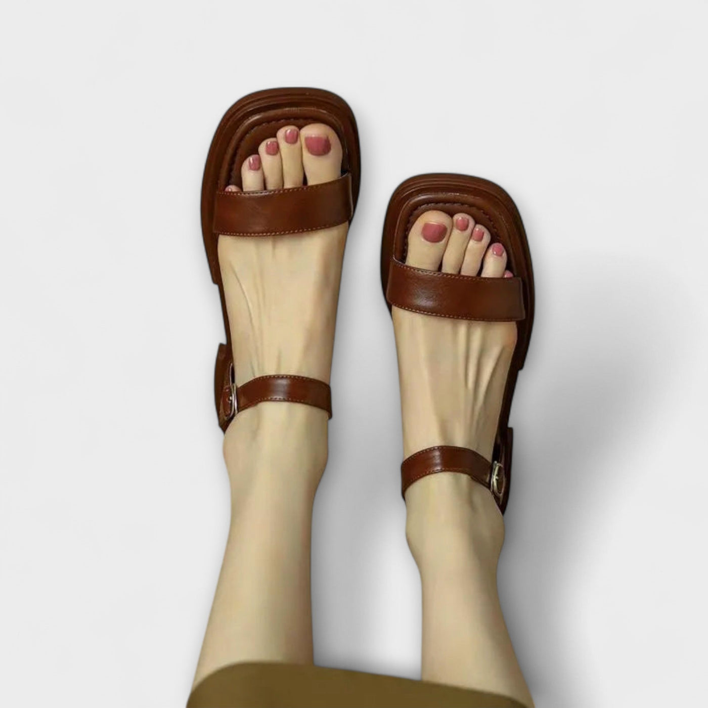 Monika - Elegante Ledersandalen